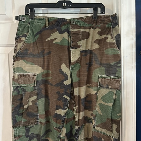 Men’s Vintage 1989 MCX Woodland Camo Pants Waist 31” -35” Inseam 29.5”-32.5” - Picture 2 of 11